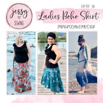 Schnittmuster Ladies Boho Skirt  by Jessy Sewing